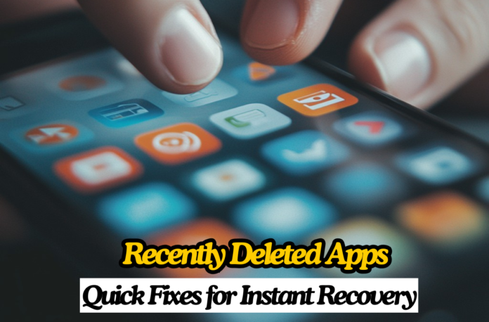 Recently Deleted Apps
