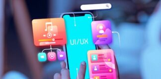 How to Balance Aesthetics and Functionality in Modern Design smartphone with UX graphics showing aesthetics and design