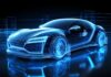 Drive Smart, Save Money Discovering Budget-Friendly Auto Tech for Less virtual blueprint of a sports car representing auto tech