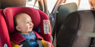 Tech Meets Safety: Can You Trust Your Car Seat After an Accident? a baby in a car seat