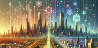 Utilizing Tech Tools for Effective Debt Relief Strategies futuristic city scape showing debt management strategies