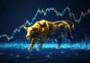 Exploring the Connection Between Crypto Trading and Exchange Markets Gold bull on finance graph of exchange markets