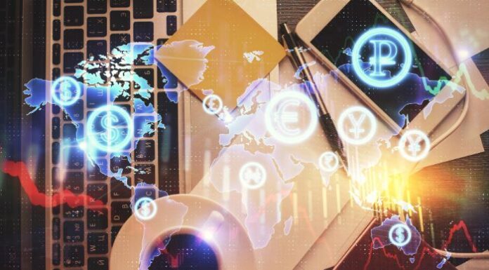 Beginner’s Guide: Crypto Trading and Exchange Platforms Explained financial chart over computer showing exchange platforms