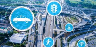 Using Data Analytics to Make Roads Safer view of traffic and safety icons to make roads safer