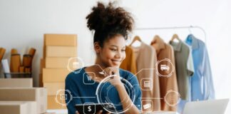 Building Trust: How GRC Helps Small Online Businesses Navigate Growth Business owner using technology to navigate growth