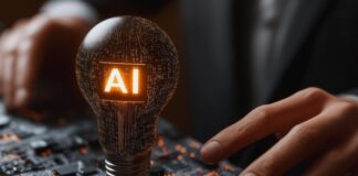 AI Innovations 2025: Trends Driving Business Growth and Transformation Lightbulb with AI, representing AI innovations