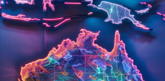 Brisbane Digital Marketing Agency: Services to Build Your Brand Online map of Australia demonstrating Brisbane digital marketing