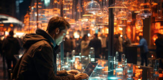 What is IoT Development? Everything You Need to Know to Get Started man on laptop using IoT development