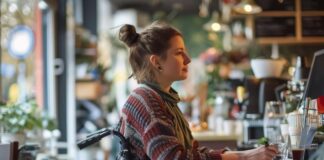 accessiBe for Small Businesses: The Accessibility Solution You Need woman in wheelchair using accessibility solution
