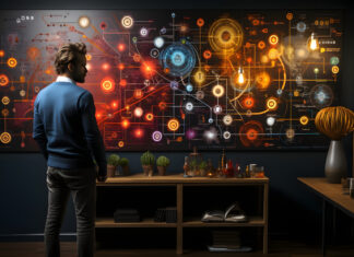 How to Personalize Content Marketing to Meet Individual Needs person looking at content marketing diagram