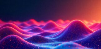 How Data Visualization Can Transform Your Business Data visualization can transform business, shown with 3d graphic of hills and valleys