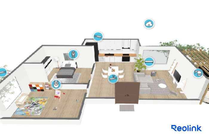 Reolink home map