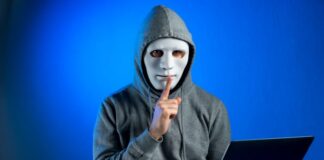 The Anatomy of a Scam a scammer with a mask starting The anatomy of a scam