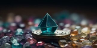 Staking on Ethereum: Rewards & Security Shiny gemstone symbolizing staking with Ethereum