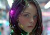 AmigoChat’s AI Character Chat Futuristic female from an AI character chat