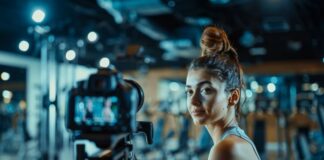 Buy TikTok Live Views: How to Increase Your TikTok Engagement Fitness influencer working on TikTok Engagement