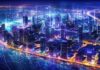 AI’s Transformative Impact on IoT in 2025 The future of IoT in a city showing the transformative impact