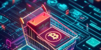 Web3 Commerce APIs and the Future of Payments Web3 commerce represented by stylized shopping cart on computers