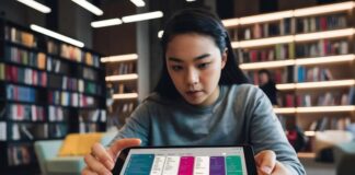 The Best iPad Apps for Students: Tools for Learning and Creativity student using best iPad apps for learning