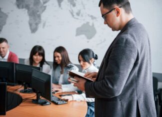 Explore the Career Advantages of Earning a Cybersecurity Degree students learning about career advantages of a cybersecurity degree