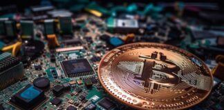 What is Bitcoin Mining? Its Role in the Future of Digital Currency The future of digital currency with a bitcoin on computer chips