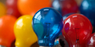 Romanian Intellectual Property Protection: Adapting to the Digital Era intellectual property in Romania represented by red, blue and yellow light bulbs
