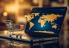 What to Learn About International eCommerce learn about international eCommerce with a globe and a shopping cart