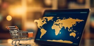 What to Learn About International eCommerce learn about international eCommerce with a globe and a shopping cart