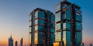 How Virtual Reality Is Enhancing Property Buying in Dubai property buying in Dubai, shown with two skyscrapers in the desert