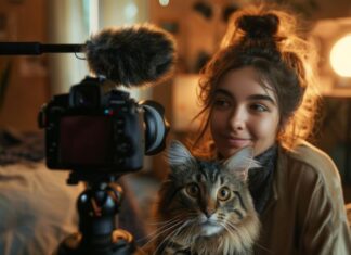How to Use Sora AI: A Guide to OpenAI’s Revolutionary Video Generator Revolutionary video content with vlogger and cat