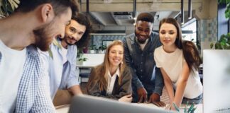 AI Beyond the Sale: Transforming Experiences for Teams and Communities Team at work using AI while transforming experiences