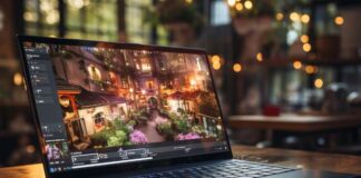 The Role of Video Content in Enhancing Digital Marketing Strategies laptop with video content playing