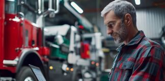 Transportation Telematics Systems in 2025: Benefits & Use Cases Fleet manager using telematics systems to track his vehicles