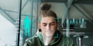 Easily Find Addresses and Contact Info in Just One Click use one click to find addresses and contact details, shown with man and personal data on smartphone