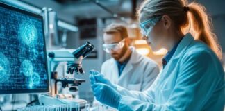 The Benefits of Using Digital Tools in Clinical Trials scientists working on clinical trials in lab