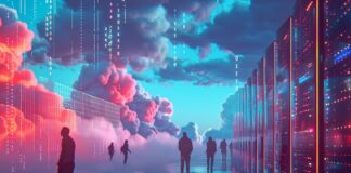 Cloud Crypto Mining in 2025: Is It Still Profitable and Worth It? cloud mining in 2025, shown with graphic of servers and pink clouds