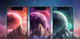 Apple Unveils the New iPhone SE 3 New iPhone SEs, shown with space themes on them