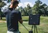 The Evolution of Golf: How Technology is Transforming the Game Digital tools transforming the game of golf, with golfer and tablet