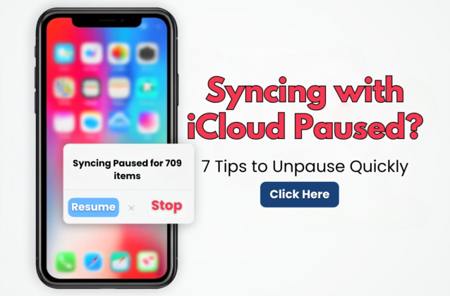 CORRECTING ICLOUD PAUSE WHEN SYNCING visual data 7
