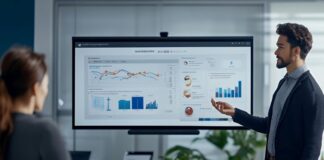 The Best File Formats for Business Presentations team delivering business presentations in conference room