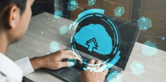 ION Mining Pioneers Fast Bitcoin Mining & Advances Cloud Mining Cloud mining, shown with person on laptop and cloud icon floating above