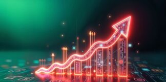 2025: Your Journey to Financial Wellness Begins Now financial wellness shown with upward arrow and bar graph