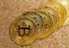 The Future of Bitcoin: Blockchain’s Impact on the Tech Industry The future of Bitcoin shown with gold bitcoins laying on carpet