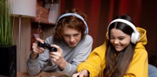 Why Gift Cards Are a Top Choice for Parents Buying Games for Kids teens playing games for kids, with headsets and controllers