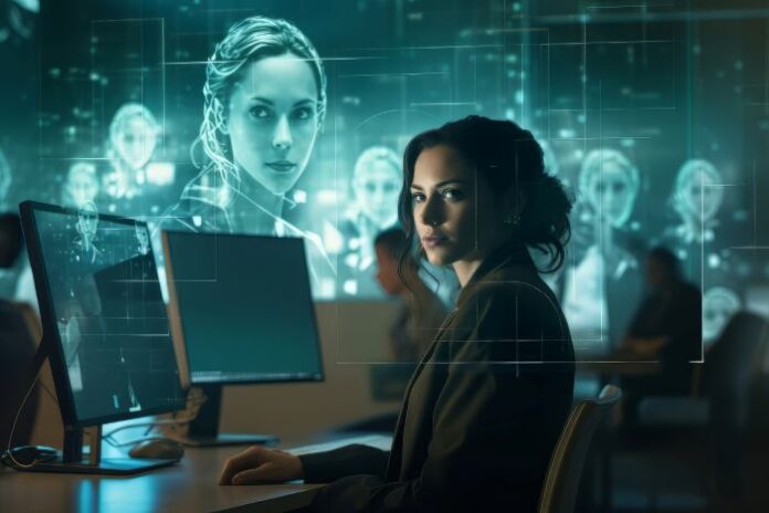 HR leader at desk working to achieve digital transformation