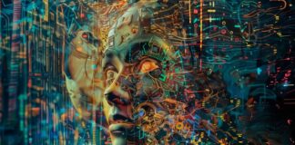 Humanizer AI – The Tool Review humanizer AI shown with digital human face with color around