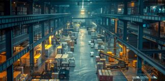 The Ultimate Guide on Using a 3PL vs Doing Your Own FulfillmentĀ A warehouse doing its own fulfillment, with boxes and equipment