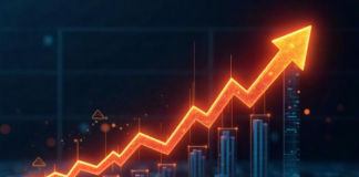 Cross-Platform Performance Engine for the Growth Marketing graphic of arrow going up, for performance engine in growth marketing