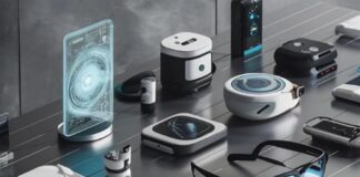 Enhance Your Inventory with Bulk Assorted Tech Accessories Purchases tech accessories and products in inventory, on a grey table