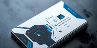What Can Businesses Gain from Switching to NFC Cards for Teams? NFC cards for teams. Card shown has blue and black circuit board design